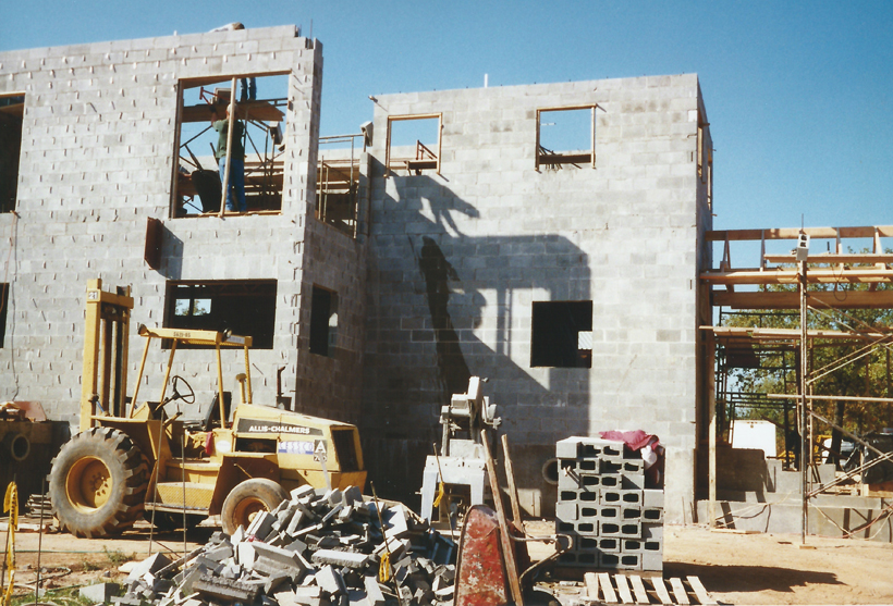 Ranch House, ENR architects with Frank D. Welch Associates, Montague County, TX 76255 - CMU Walls NE