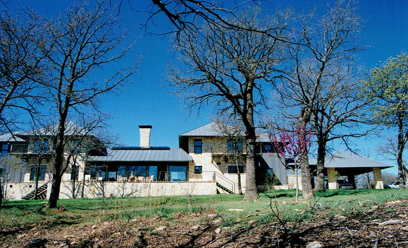 Ranch House, ENR architects with Frank D. Welch Associates, Montague County, TX 76255 - Elevation East