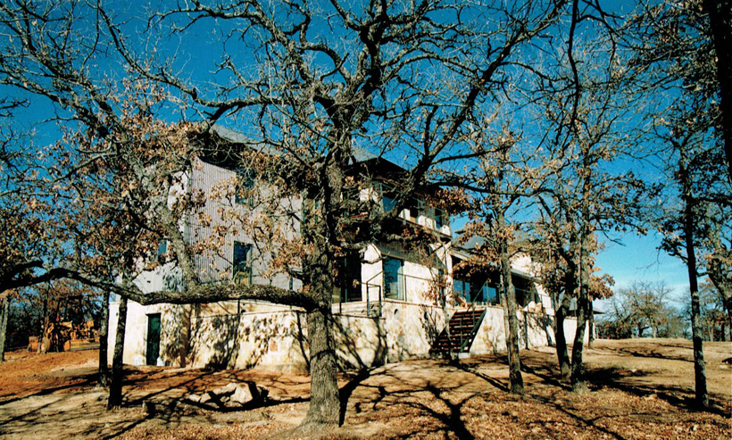 Ranch House, ENR architects with Frank D. Welch Associates, Montague County, TX 76255 - Elevation South East End