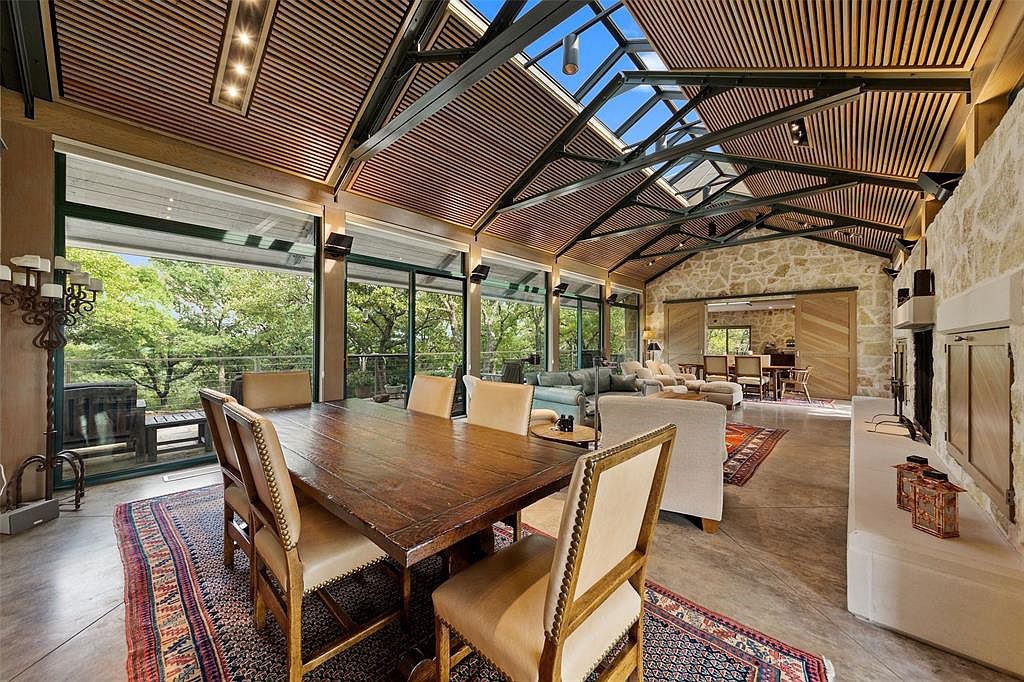 Ranch House, Living Room, ENR architects with Frank D. Welch Associates, Montague County, TX 76255