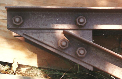 Ranch House, ENR architects with Frank D. Welch Associates, Montague County, TX 76255 - Balcony Bracket Detail