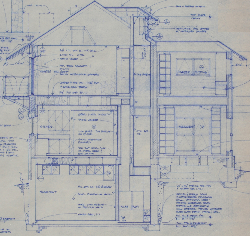 Ranch House, ENR architects with Frank D. Welch Associates, Montague County, TX 76255 - Truss Detail