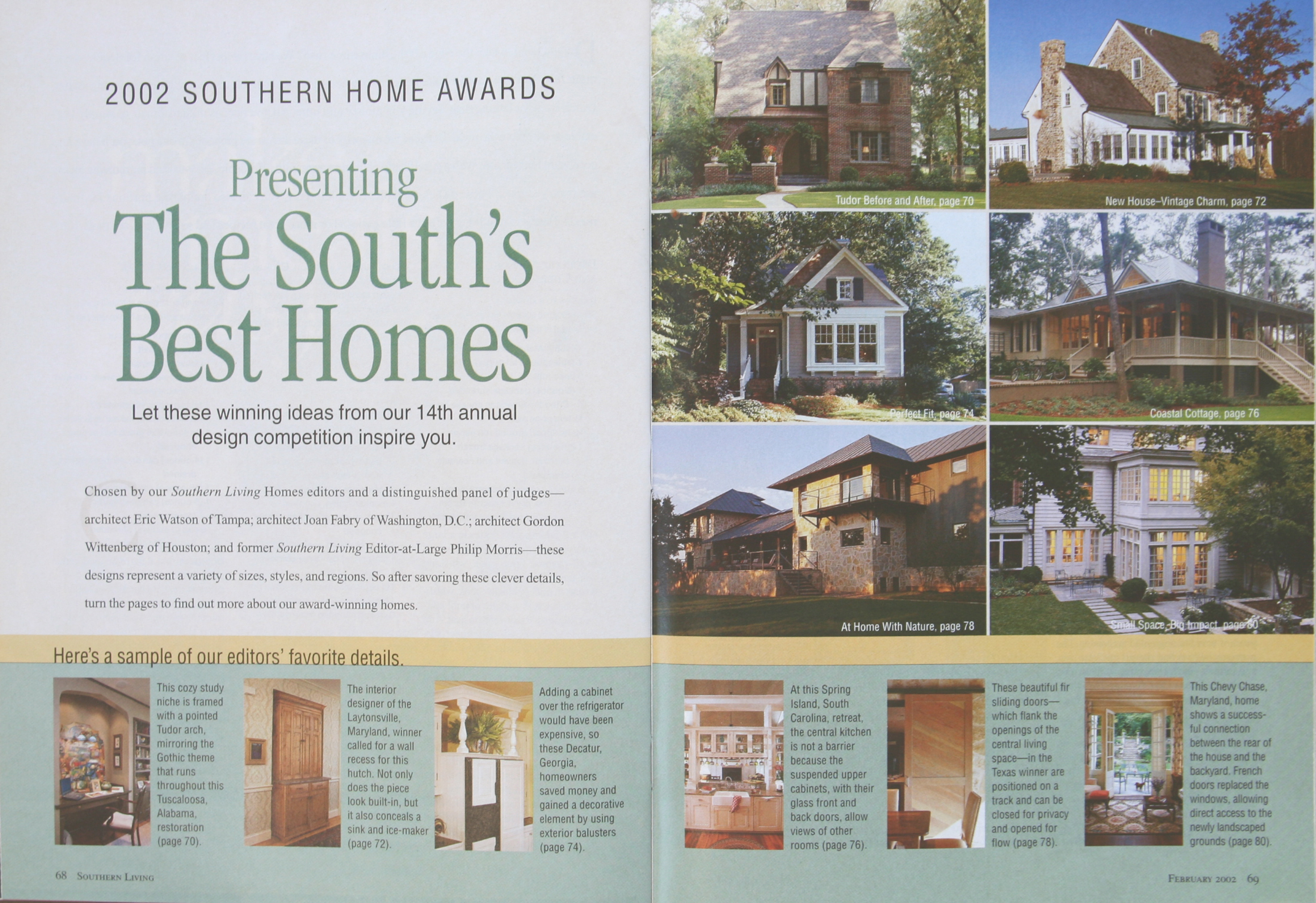 Southern Home Awards - The South's Best Homes - Feb 2002-p78