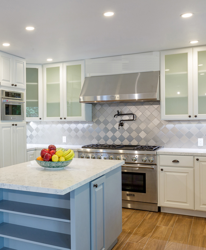 Kitchen, 2-Story Wholehouse Remodel, Covered Patio Addition & Landscape, ENR architects, Westlake Village, CA 91361