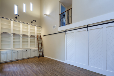 Barn Door Closed, 2-Story Wholehouse Remodel, Covered Patio Addition & Landscape, ENR architects, Westlake Village, CA 91361